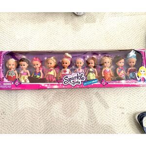 NIB Sparkle Girlz Little Friends Collection 10 Dolls